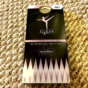 Girls Revolution Colorflow Footed Tights Tan MC NEW